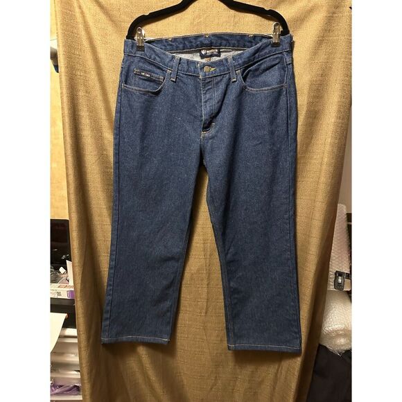 NWT Tyndale Workwear FR Denim Pants Straight Legs Woman’s Size 12 26” Inseam - Picture 1 of 7